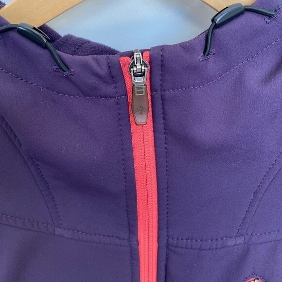 Columbia Women Omni-shield Purple Hooded Jacket - Picture 5 of 13